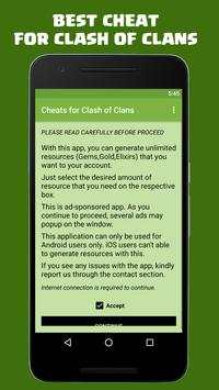 Cheats For Clash of Clans Free screenshot 1