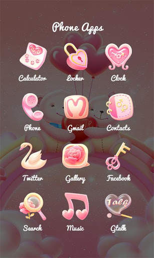 Bear Theme - ZERO Launcher screenshot 3