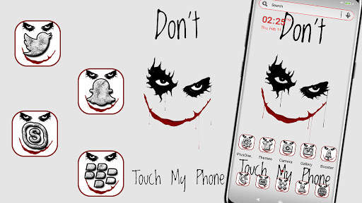 Don't Touch My Phone Theme screenshot 1