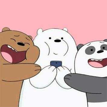 Cute Bear Cartoon Wallpaper HD screenshot 2