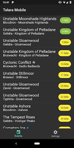 Telara Mobile screenshot 1