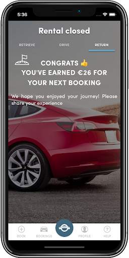 UFODRIVE: Radically Better Car Rental -  24/7 स्क्रीनशॉट 7