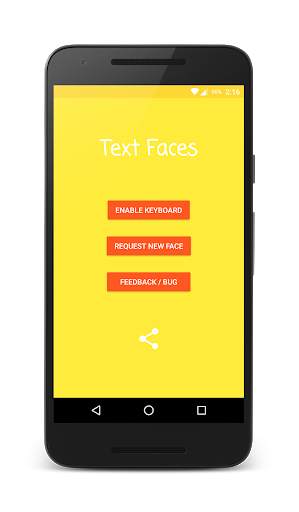 Text Faces - Emoji Keyboard screenshot 1