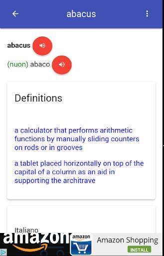 italian, english, dictionary, offline, translator screenshot 2