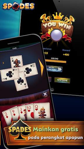 Spades - Game Kartu Offline Gratis screenshot 4