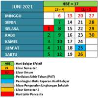 Kalender Pendidikan 2020/2021 on 9Apps