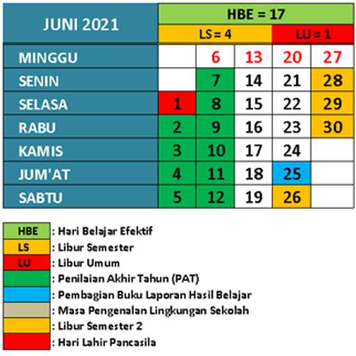 Kalender Pendidikan 2020/2021 1.0