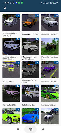 Mod Bussid Mahindra Car screenshot 3