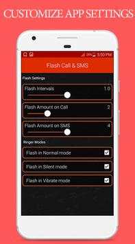 Flash on call and SMS & Flashlight screenshot 3