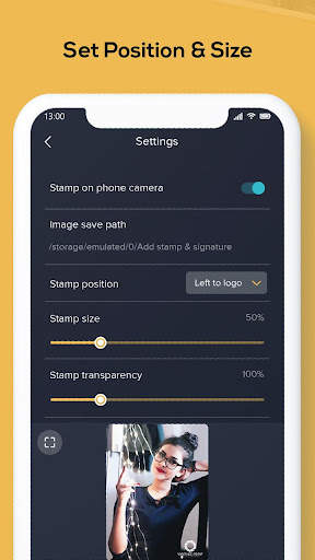 Auto Add Stamp Watermark & Signature on Photo screenshot 6