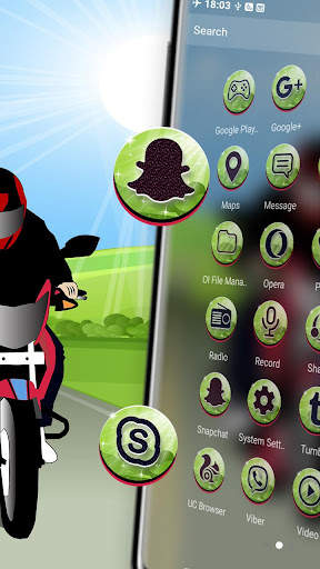 Highway Rider Theme Launcher screenshot 3