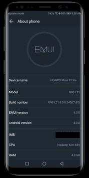 Dark Pie Theme for Huawei/Honor 5 تصوير الشاشة