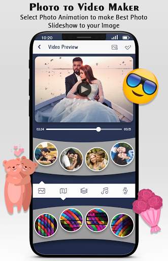 Photo to Video Maker with Music screenshot 2