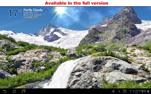 True Weather, Waterfalls FREE screenshot 3
