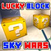Lucky Block Sky Wars for Minecraft logo