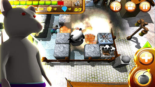 Hero Panda Bomber: 3D Fun screenshot 5