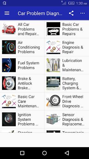 CAR PROBLEMS & REPAIR SOLUTIONS screenshot 1