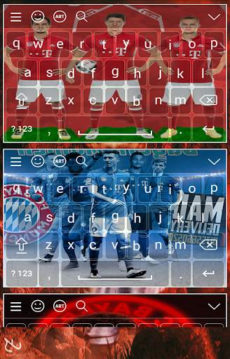 Bayern Munich Keyboard Emoji 2021 screenshot 5