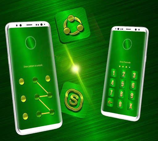Green Texture Launcher Theme screenshot 4