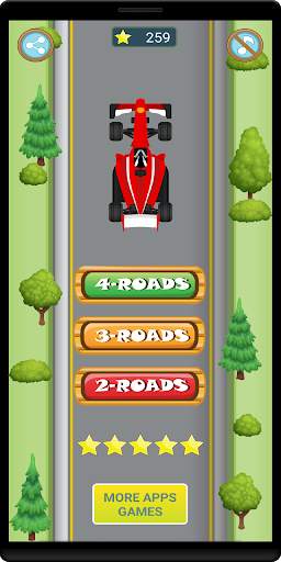 Crazy Car Racing 2D - 2020 screenshot 1