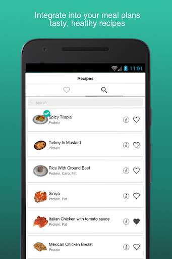 Fitness Meal Planner screenshot 2