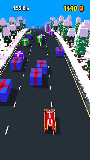 Rainbirth Motor race Traffic Bikes Blocky Rider screenshot 3