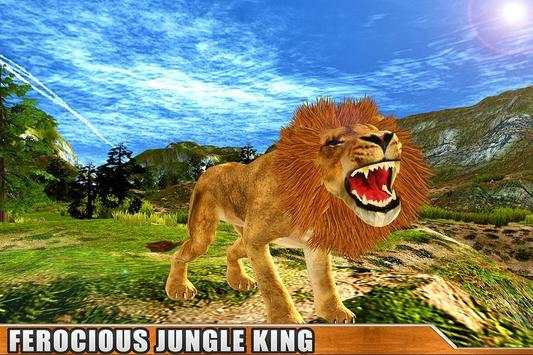 Angry Wild Lion Attack Sim 3D - Safari Wild Lion screenshot 5