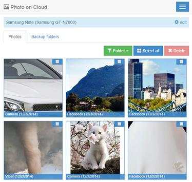 Photo on Cloud for Android screenshot 1