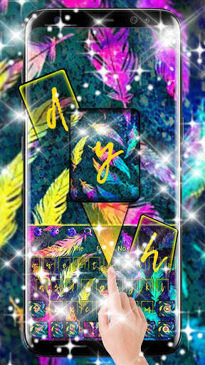 Tropical Galaxy Keyboard screenshot 2