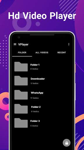 Video Player & Hide Private Video - VPlayer screenshot 1