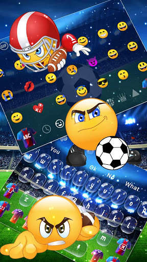 Tema Keyboard Sepak Bola Eropa screenshot 3