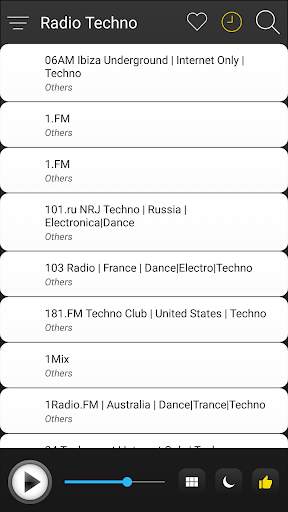 Techno Radio Stations Online - Techno FM AM Music 3 تصوير الشاشة
