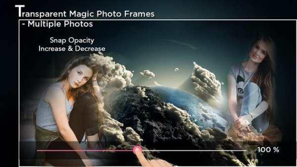Transparent Magic  Photo Frames - Multiple Photos screenshot 2
