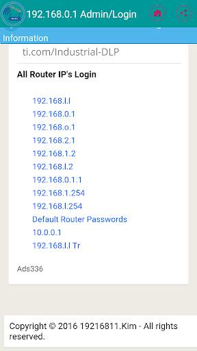 192.168.l.0 - 192.168.0.1 Login screenshot 4