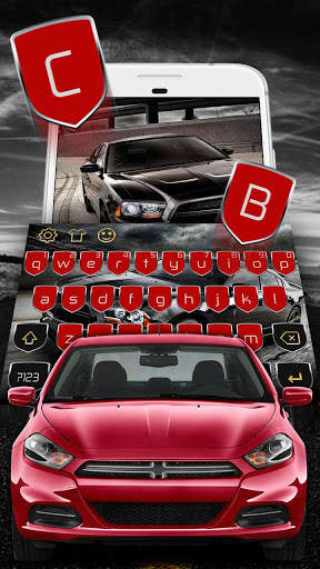 Racing Car Keyboard Theme screenshot 1