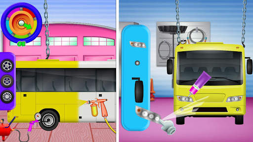Bangun bus di pabrik: game pembangun kendaraan screenshot 1