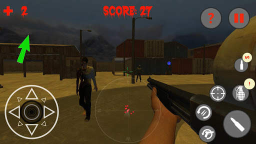 City Destroyed Zombies Shooting Game screenshot 2
