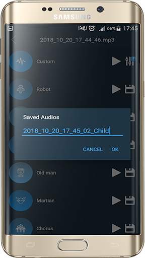 voice changer audio effects recorder screenshot 3