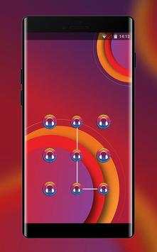 Lock theme for bright red jio phone wallpaper screenshot 1