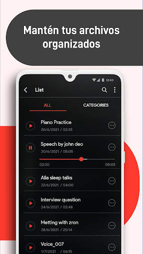 Grabadora de voz screenshot 2