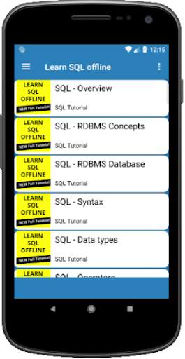Learn SQL Offline screenshot 1
