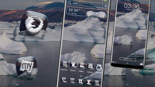 Iceberg Launcher Theme screenshot 4