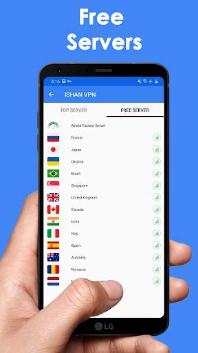 Ishan VPN - Unlimited Free & Fast VPN स्क्रीनशॉट 3