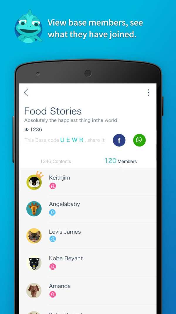 XBase - like & share interests screenshot 5