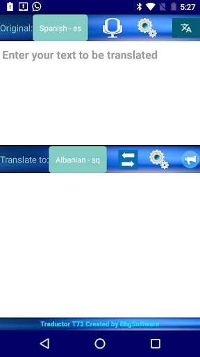 Traductor T73 1 تصوير الشاشة