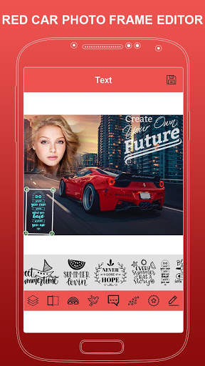 Red Car Photo Frame Photo Editor screenshot 4