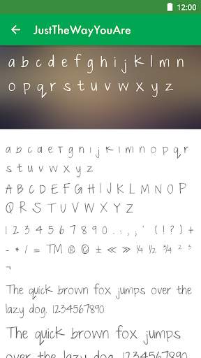 Hand Fonts for FlipFont screenshot 3