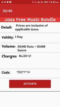 All Internet call, sms Packages 2019 screenshot 6