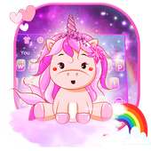 Pink Cute Unicorn logo