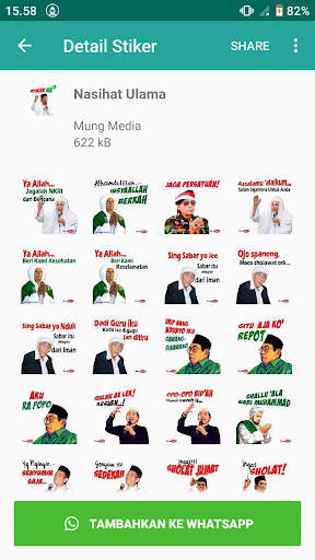 Stiker WA Nasihat Ulama screenshot 2